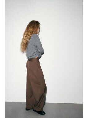 ZARA PLEATED BALLOON PANTS